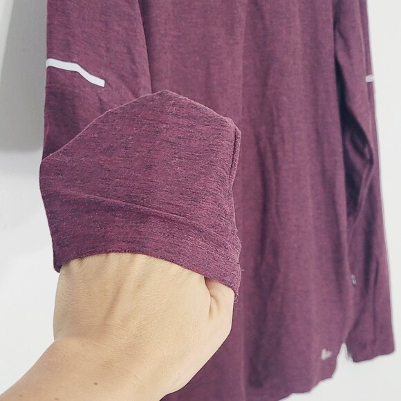 Athletic Works Men's Maroon Long-Sleeve Dri More Slim Fit Athletic Top Size S - Picture 4 of 10